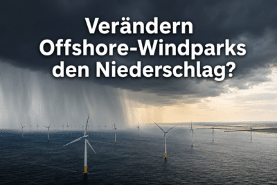 Verändern Offshore-Windparks den Niederschlag?