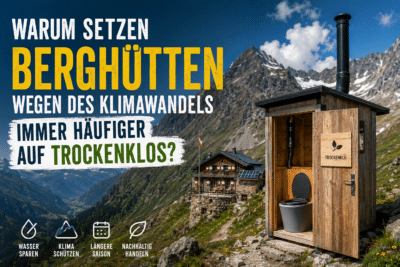 Warum setzen Berghütten wegen des Klimawandels immer häufiger auf Trockenklos?