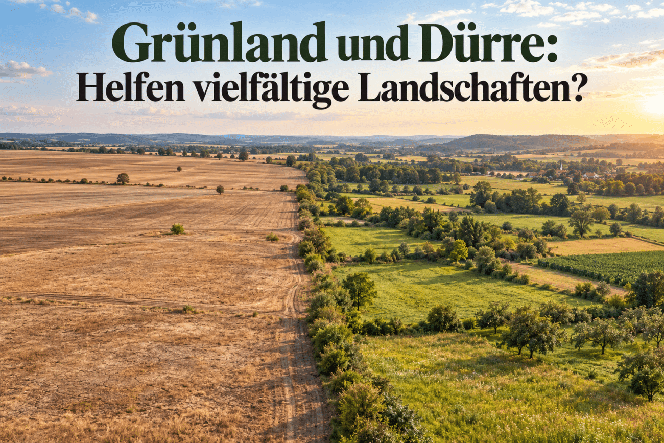 Grünland und Dürre: Helfen vielfältige Landschaften?
