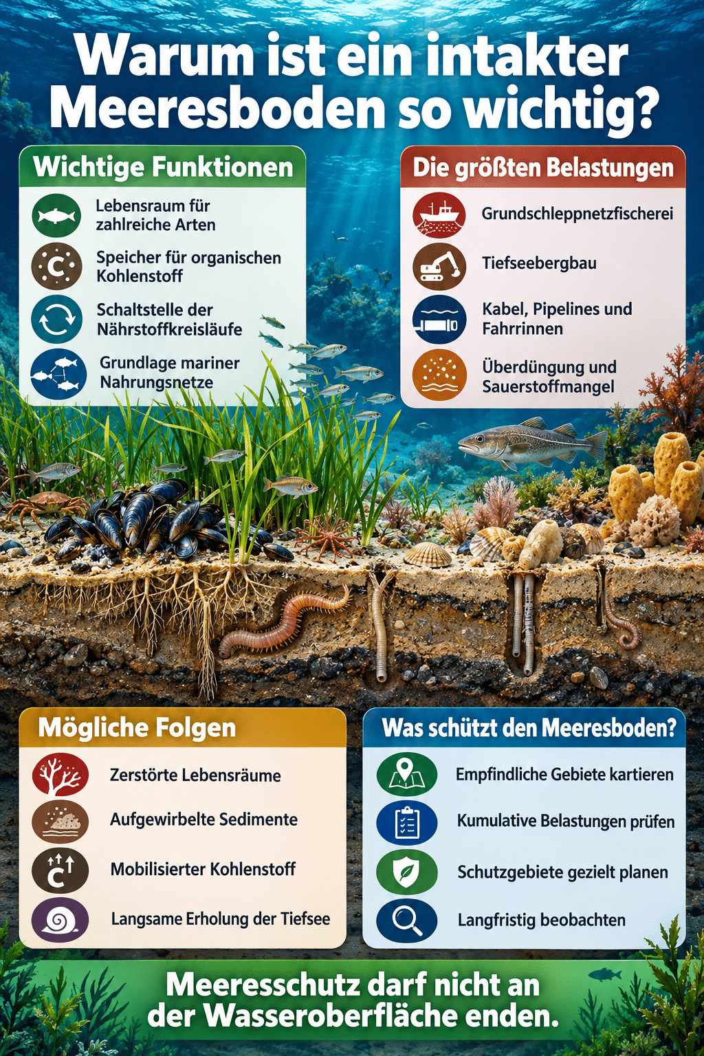 Warum ist ein intakter Meeresboden so wichtig?