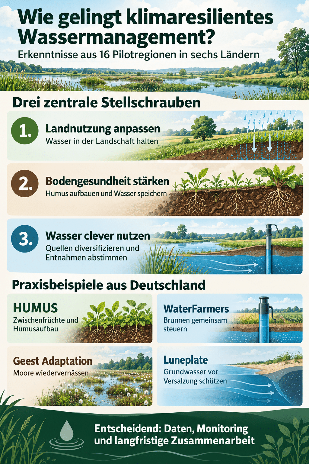 Wie gelingt klimaresilientes Wassermanagement?