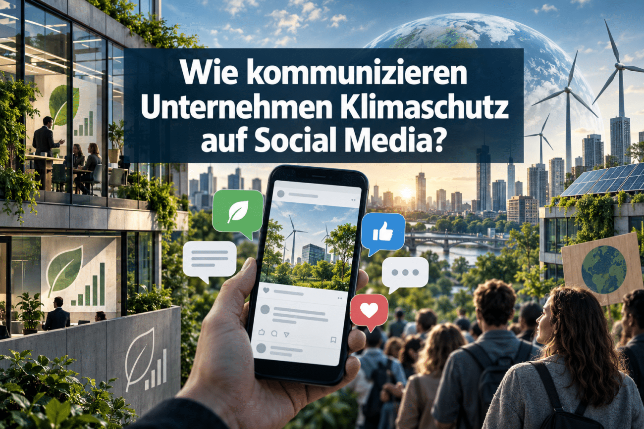 Wie kommunizieren Unternehmen Klimaschutz auf Social Media?