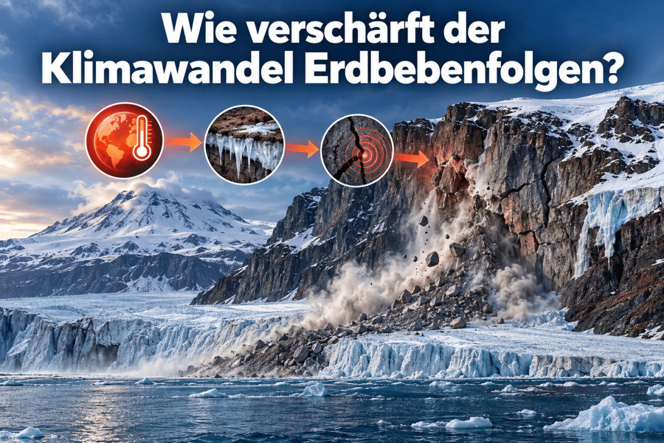 Wie verschärft der Klimawandel Erdbebenfolgen?
