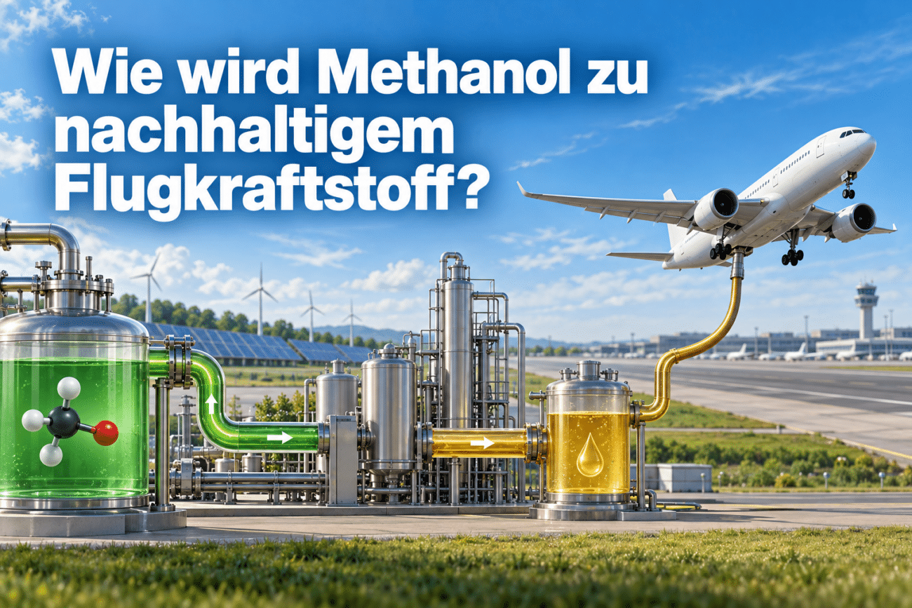 Wie wird Methanol zu nachhaltigem Flugkraftstoff?