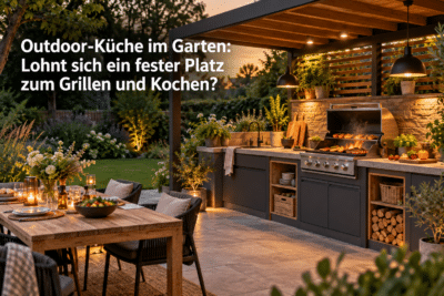 Outdoor-Küche im Garten: Lohnt sich ein fester Platz zum Grillen und Kochen?
