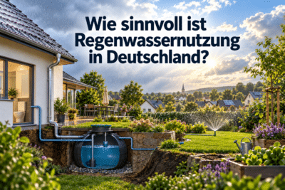 Wie sinnvoll ist Regenwassernutzung in Deutschland?