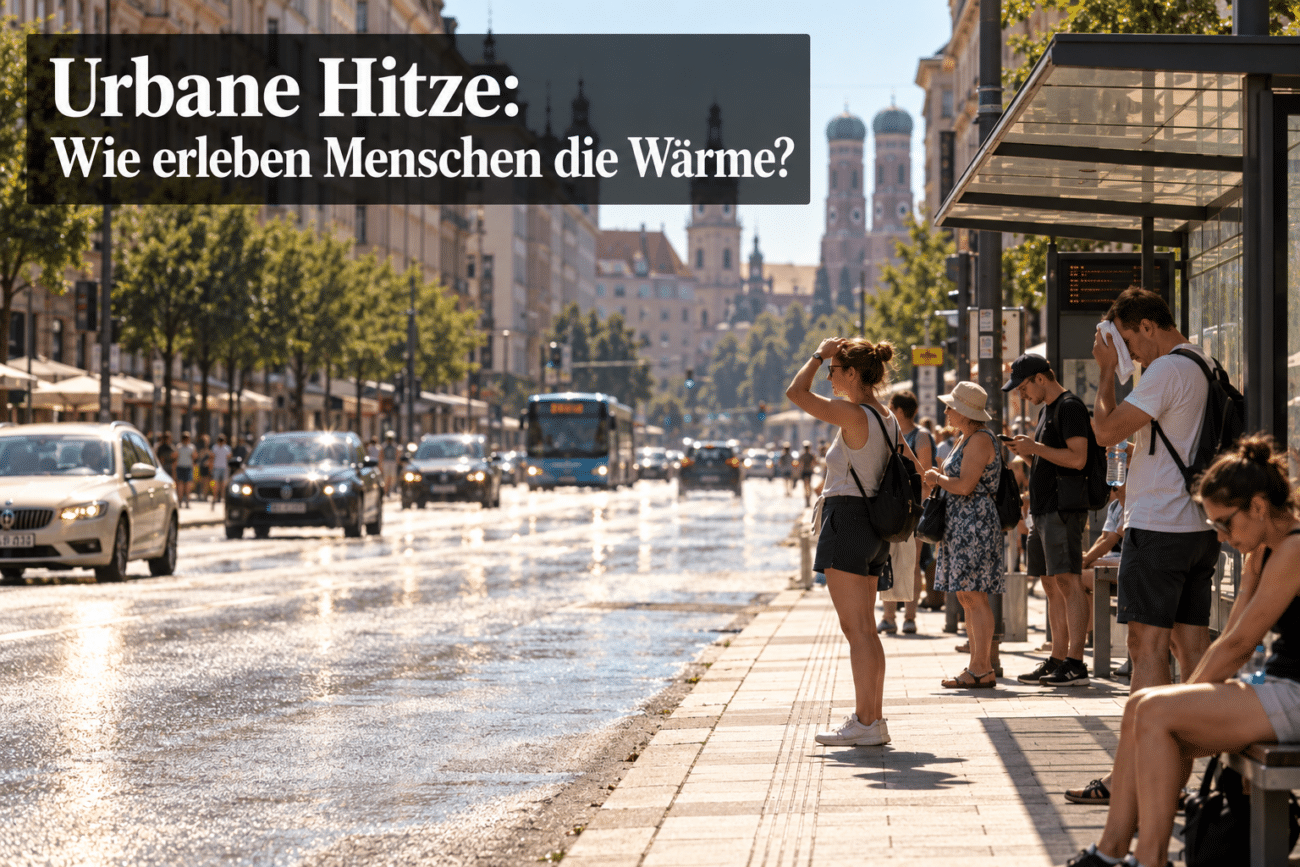 Urbane Hitze: Wie erleben Menschen die Wärme?