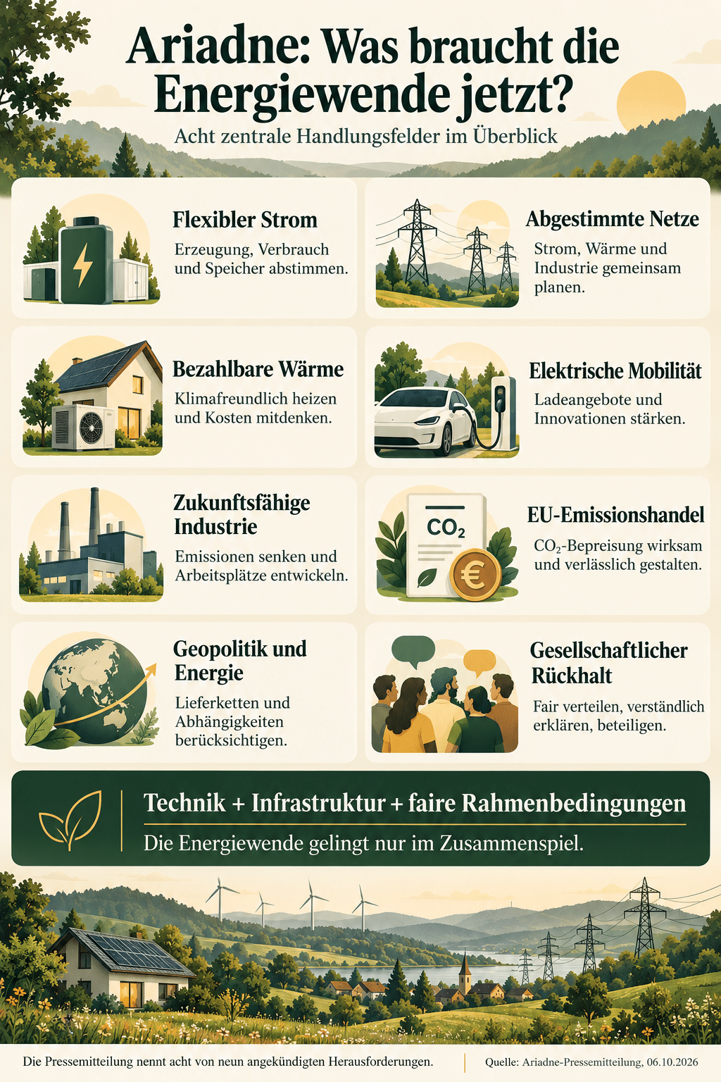 Ariadne: Was braucht die Energiewende jetzt?