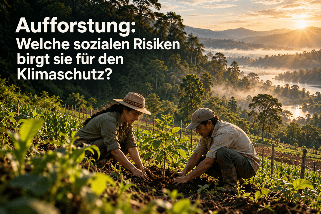 Aufforstung: Welche sozialen Risiken birgt sie?