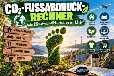 CO₂-Fußabdruck-Rechner: Wie klimafreundlich lebst du wirklich?