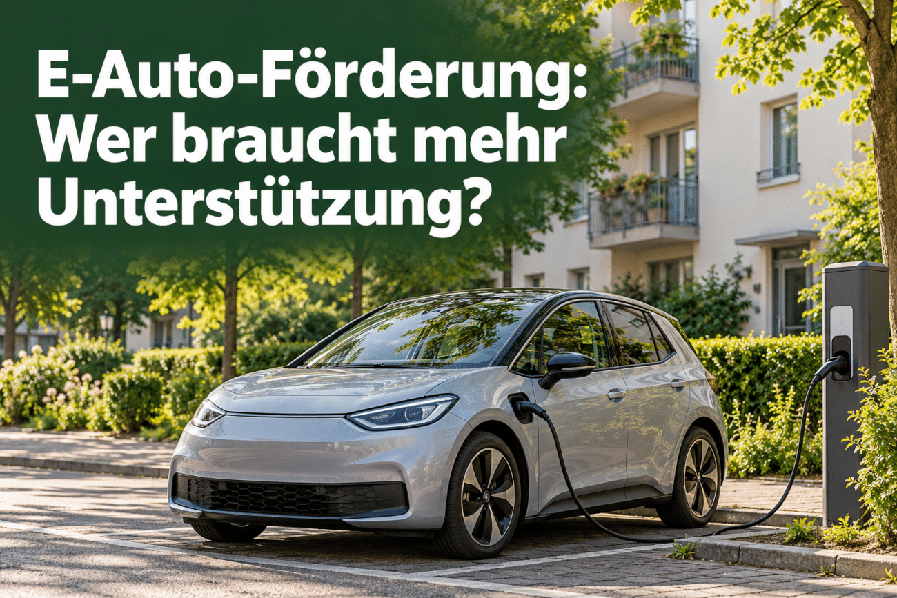 E-Auto-Förderung: Wer braucht mehr Unterstützung?