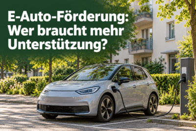E-Auto-Förderung: Wer braucht mehr Unterstützung?