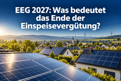 EEG 2027: Was bedeutet das Ende der Einspeisevergütung?