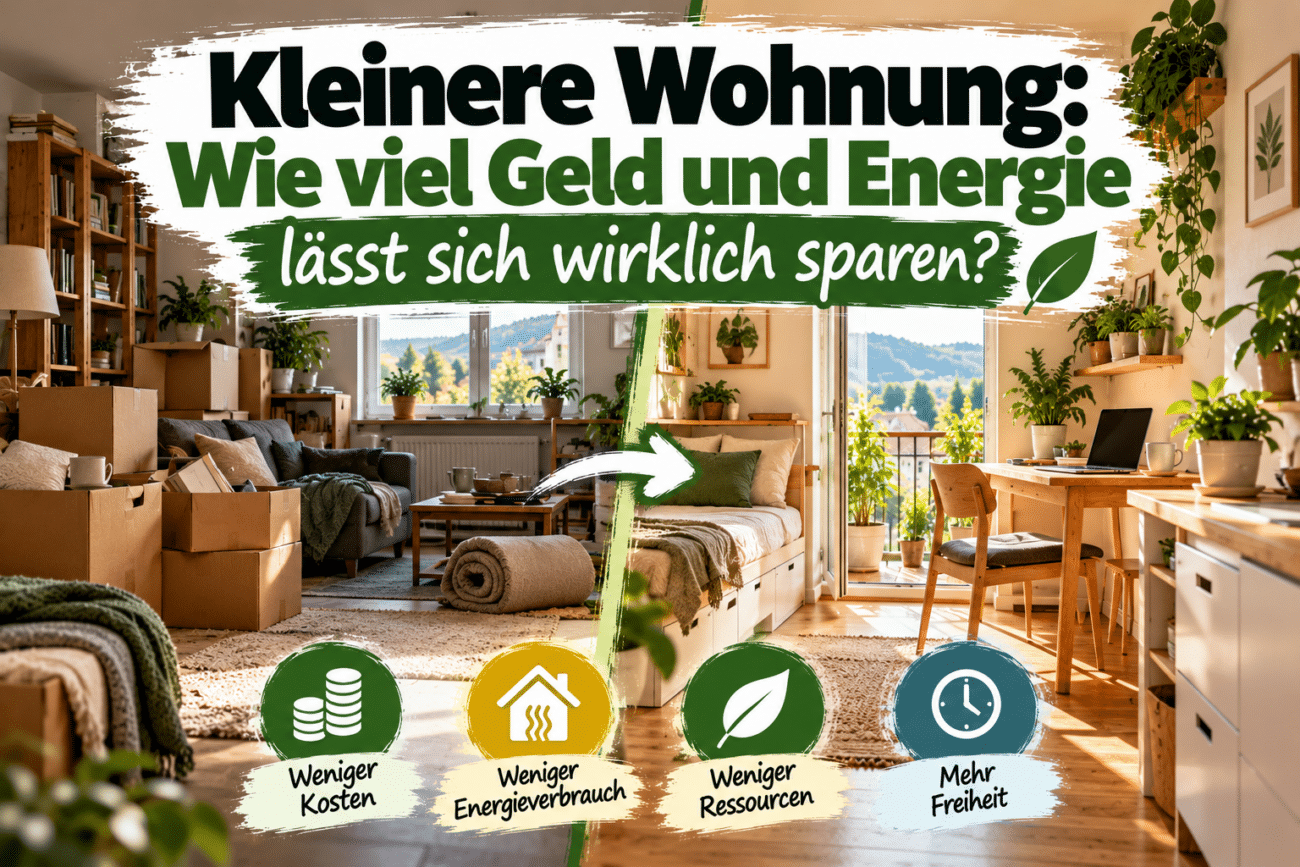 Wie viel Geld lässt sich mit einer kleineren Wohnung sparen?