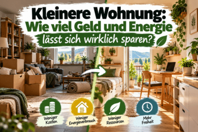Wie viel Geld lässt sich mit einer kleineren Wohnung sparen?