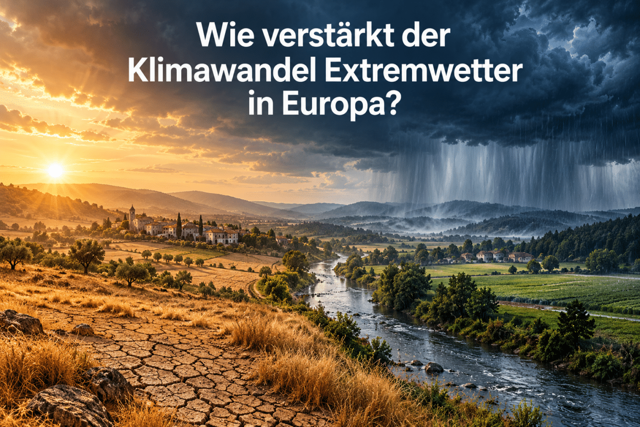 Wie verstärkt der Klimawandel Extremwetter in Europa?