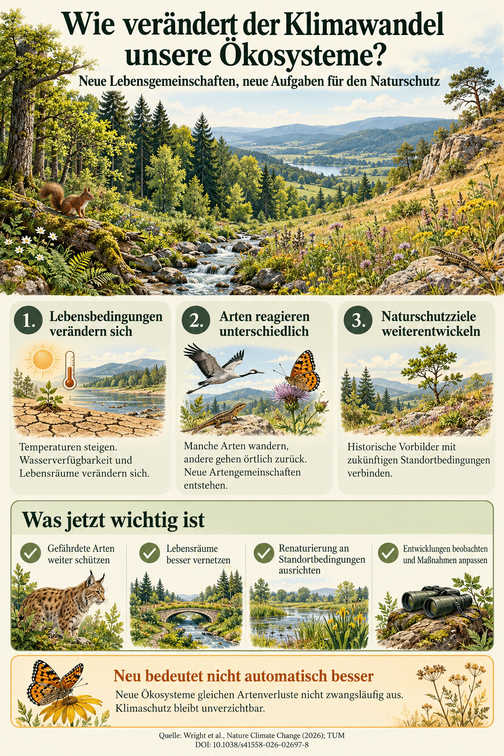 Wie verändert der Klimawandel unsere Ökosysteme?