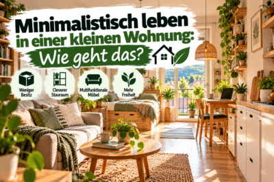 Wie richte ich eine kleine Wohnung minimalistisch ein?