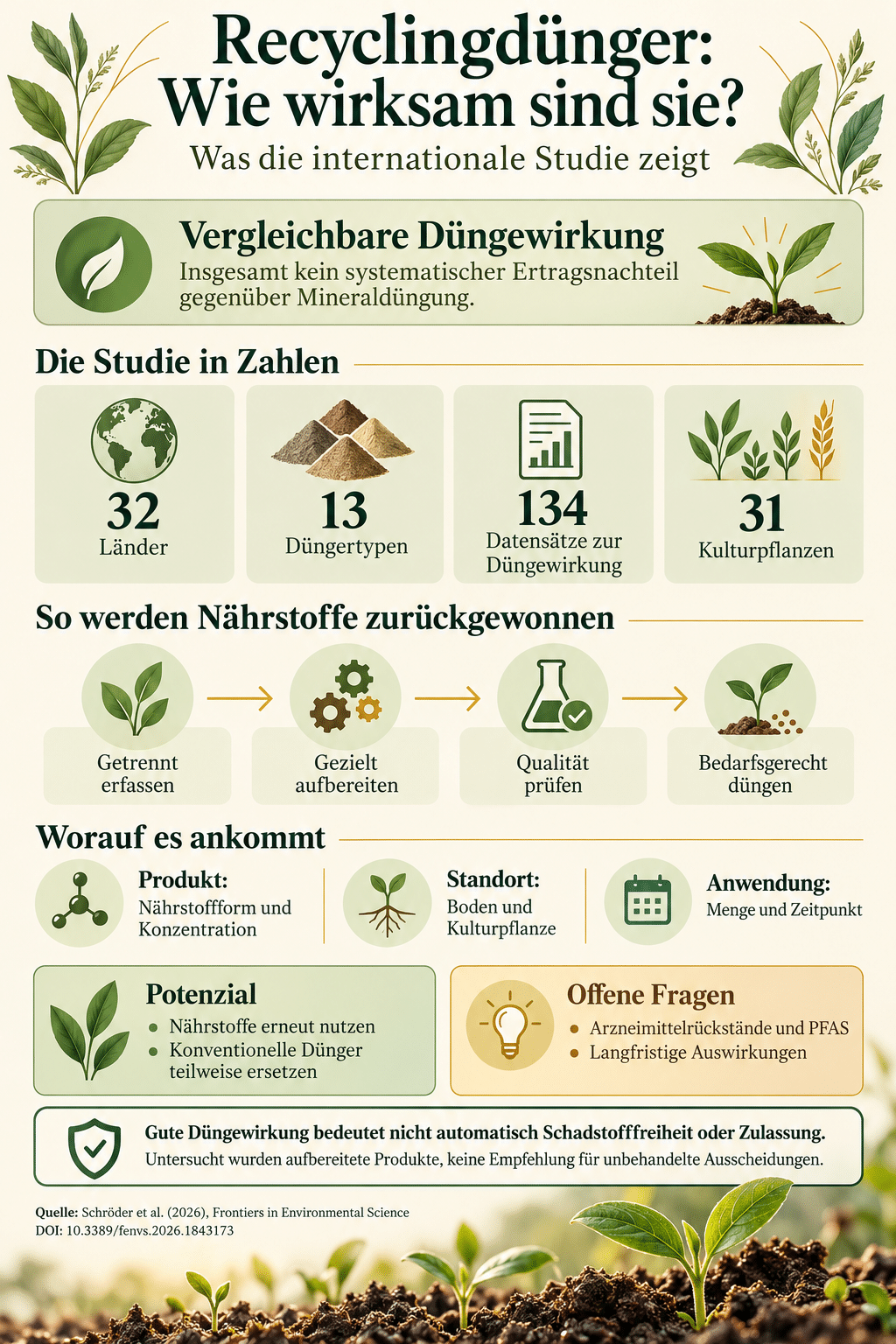 Ist Recyclingdünger so wirksam wie Mineraldünger?