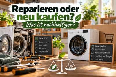 Reparieren oder neu kaufen: Was ist nachhaltiger?