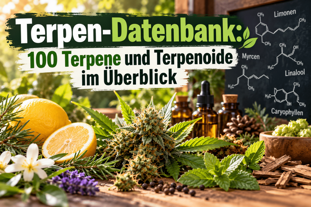 Terpen-Datenbank: 100 Terpene und Terpenoide im Überblick