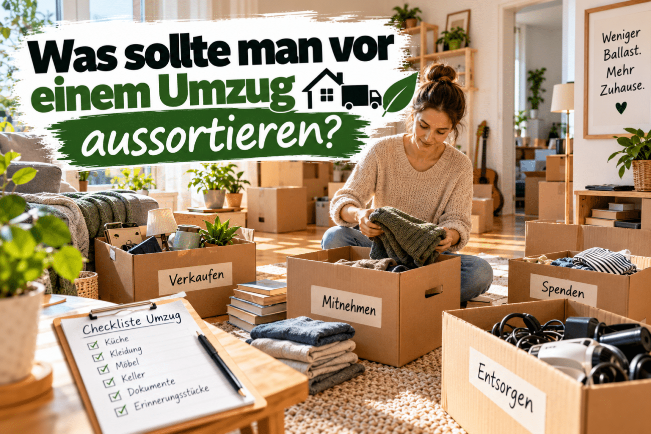 Was sollte man vor einem Umzug aussortieren?
