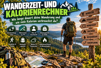 Wanderzeit- und Kalorienrechner mit Höhenmetern