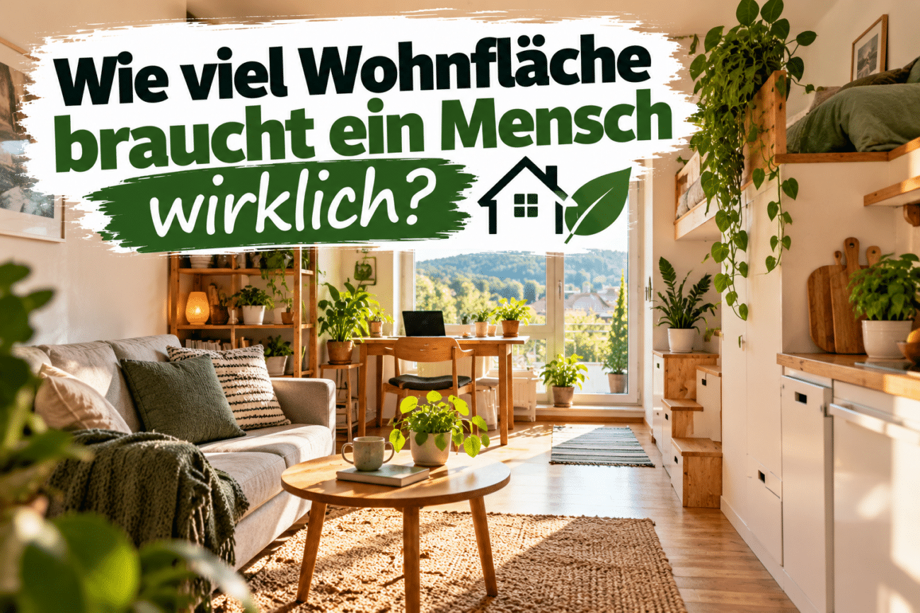 Wie viel Wohnfläche braucht ein Mensch wirklich?
